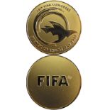 FIFA-Medaille 2008 - Vergoldete Teilnehmermedaille "58th FIFA Congress Sydney". Bronze, vergoldet, 5