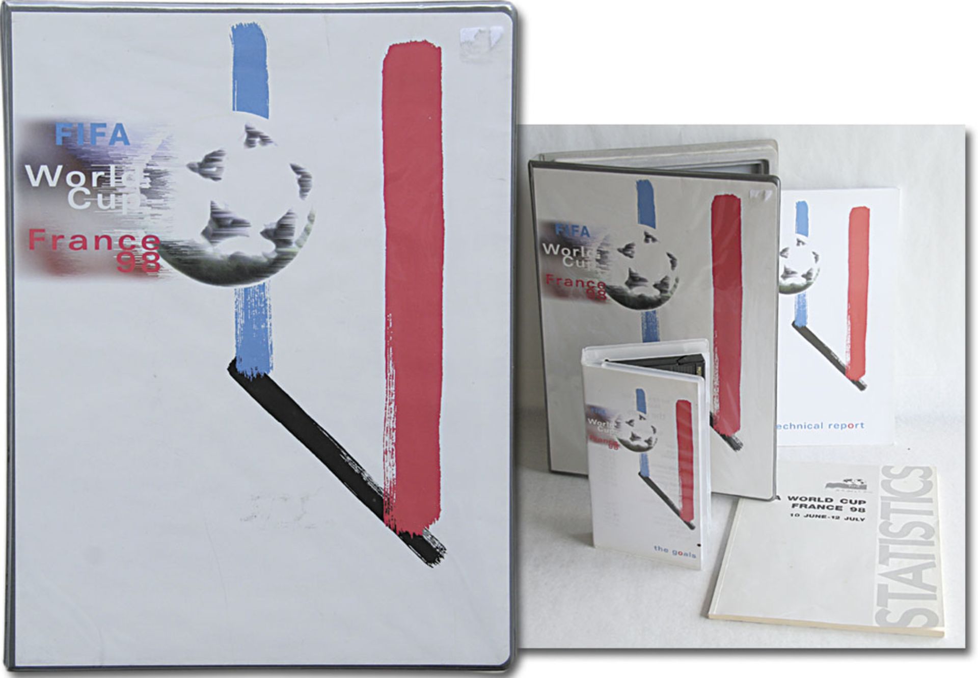 World Cup 1988 France. Official Report - 3 parts in original plastic case. 1. Technical Report, 21x2