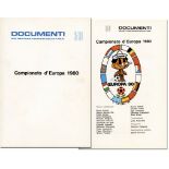 Cattaneo - Campionato d'Europa 1980. Documenti del Settore Technico della F.I.G.C. No 39. (