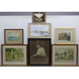 Ten various decorative paintings & prints.