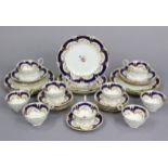 A Bisto china floral decorated thirty-three piece part tea service.