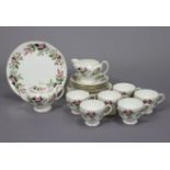 A Wedgwood bone china “Hathaway Rose” twenty-piece part tea service.