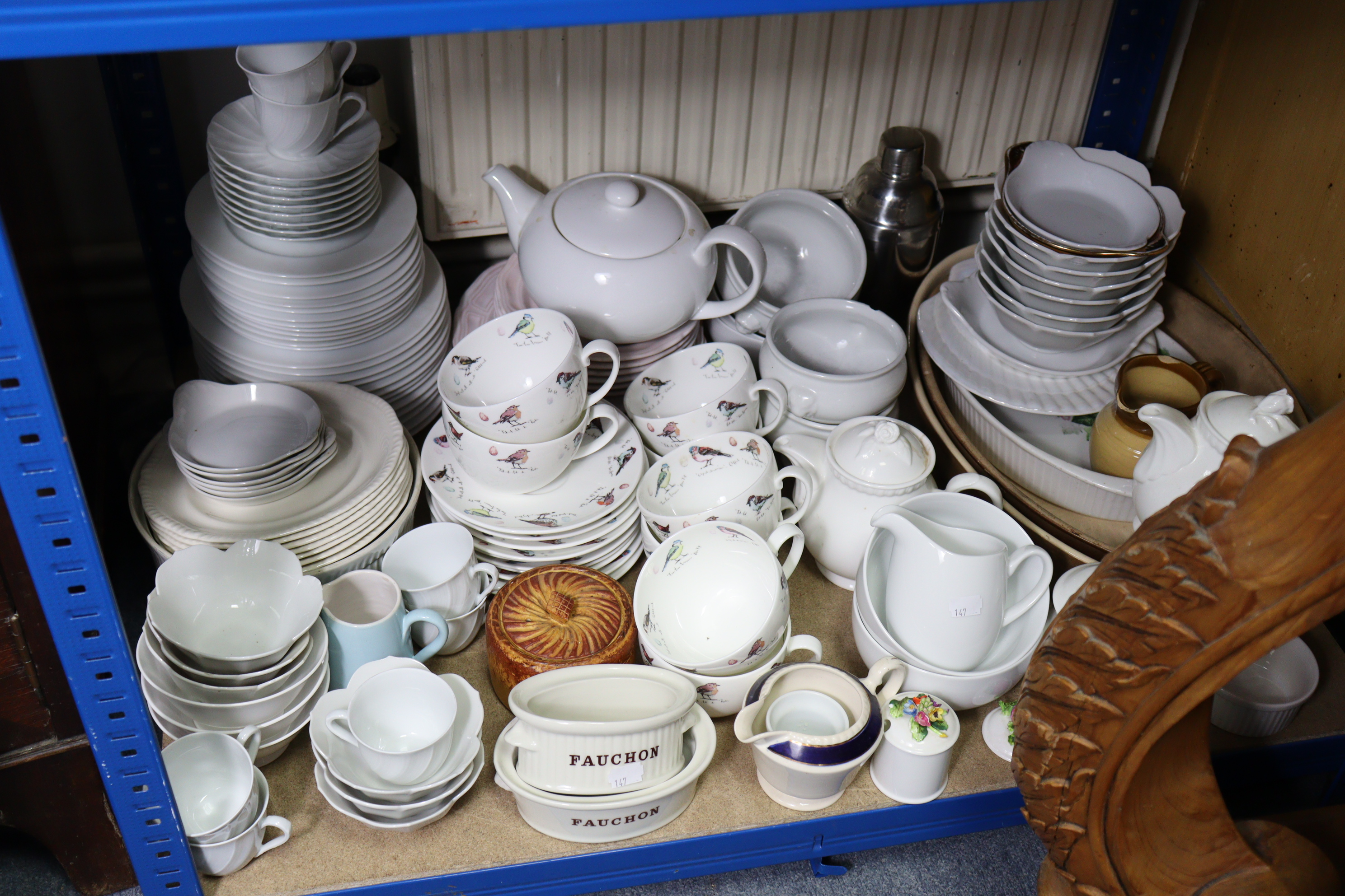 Various items of white glazed dinnerware; together with various other items of decorative china, - Image 3 of 5
