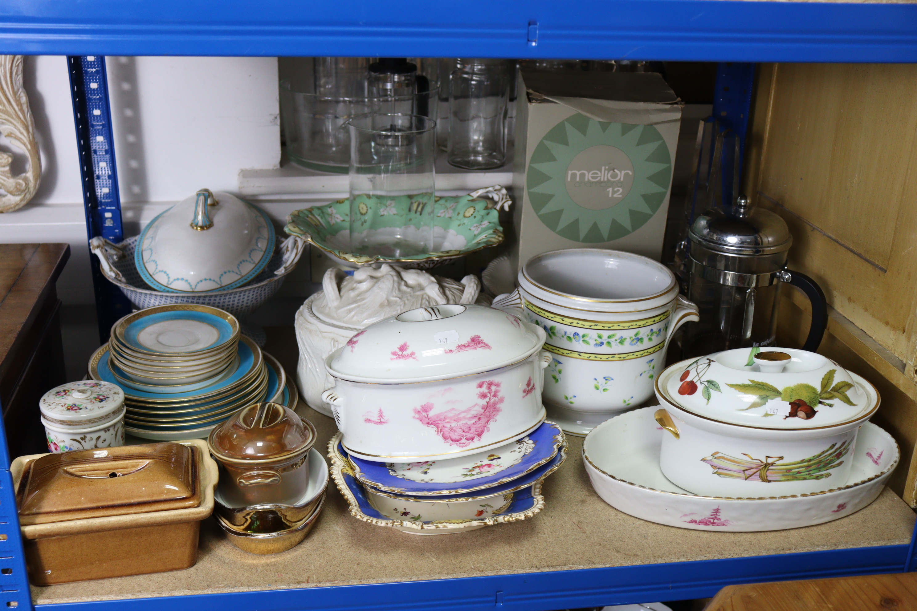 Various items of white glazed dinnerware; together with various other items of decorative china, - Image 2 of 5