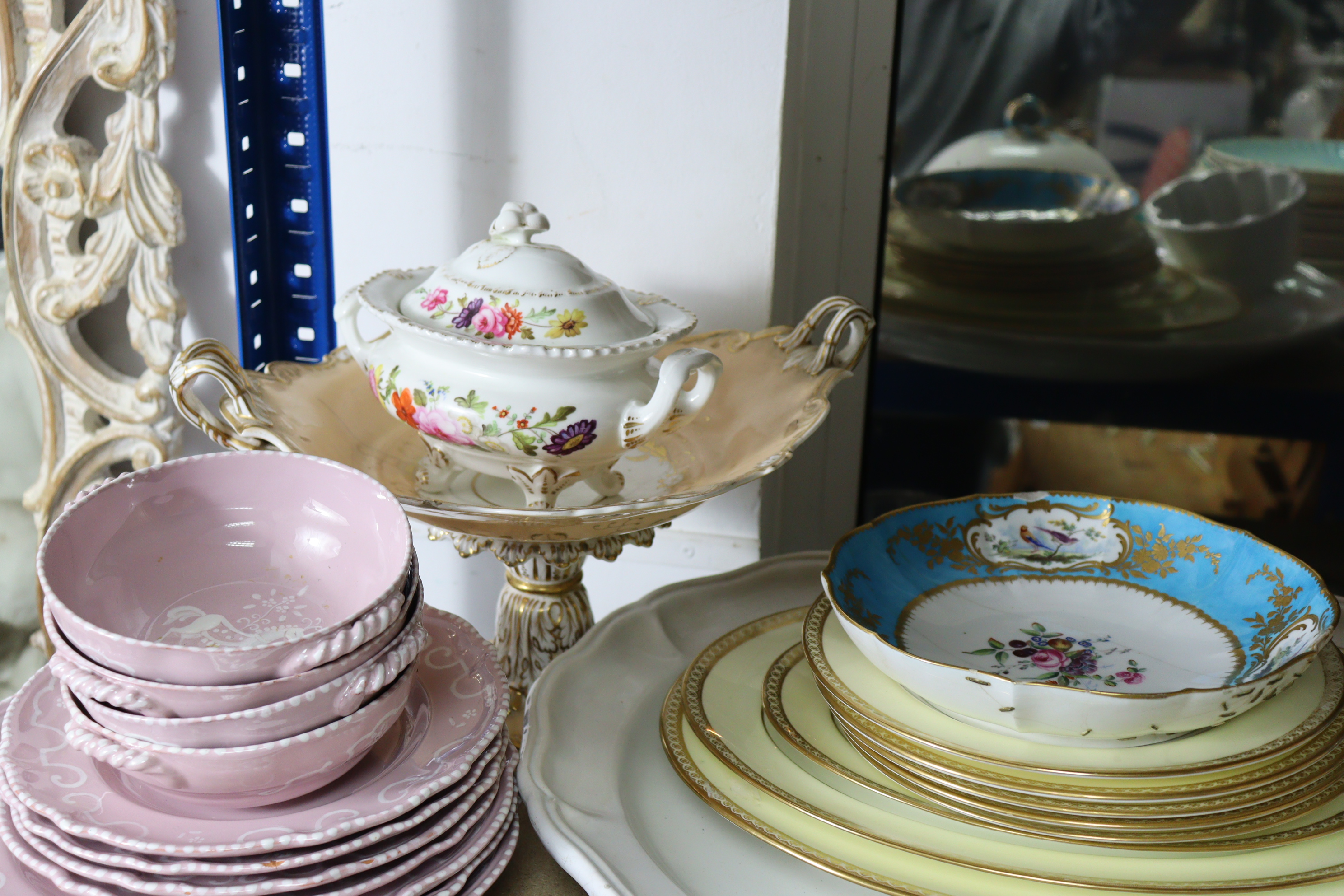 Various items of white glazed dinnerware; together with various other items of decorative china, - Image 4 of 5