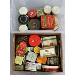 Approximately thirty various advertising tins & boxes.