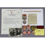 A 1960’s Red Cross long service medal awarded to Mrs Margaret Ruth Dundas, dated 1963, with