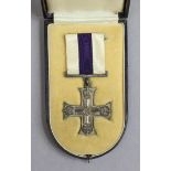 The Military Cross, George V, with ribbon, in original case.