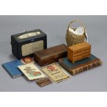 A Robert’s transistor radio; together with a simulated crocodile skin case trinket box; various