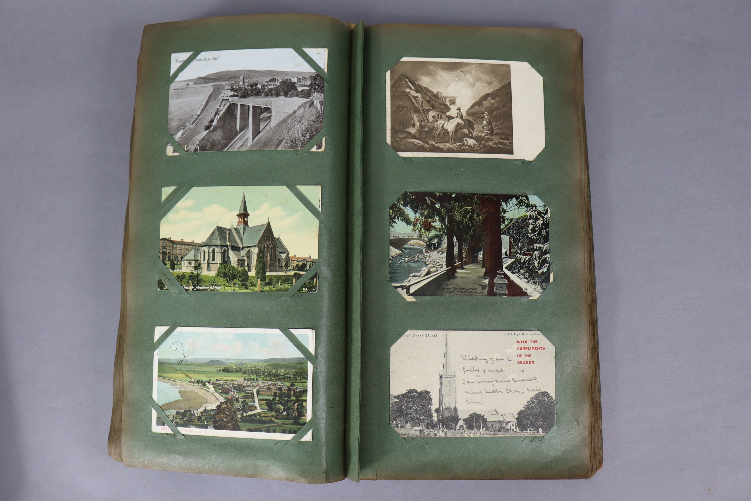 An album of approximately one hundred & twenty postcards, early-mid 20th century – British views, - Image 7 of 9