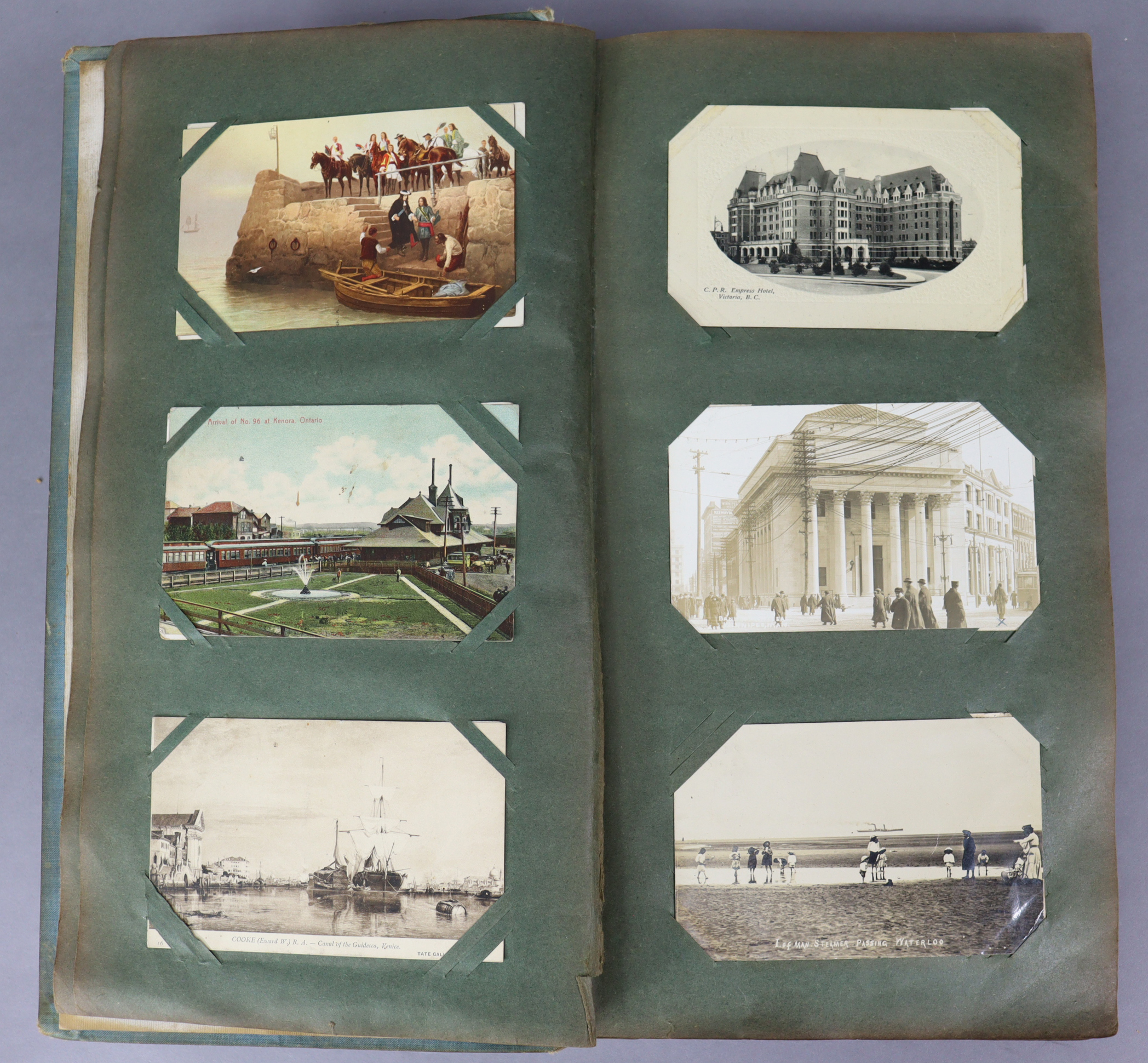 An album of approximately one hundred & twenty postcards, early-mid 20th century – British views, - Image 3 of 9