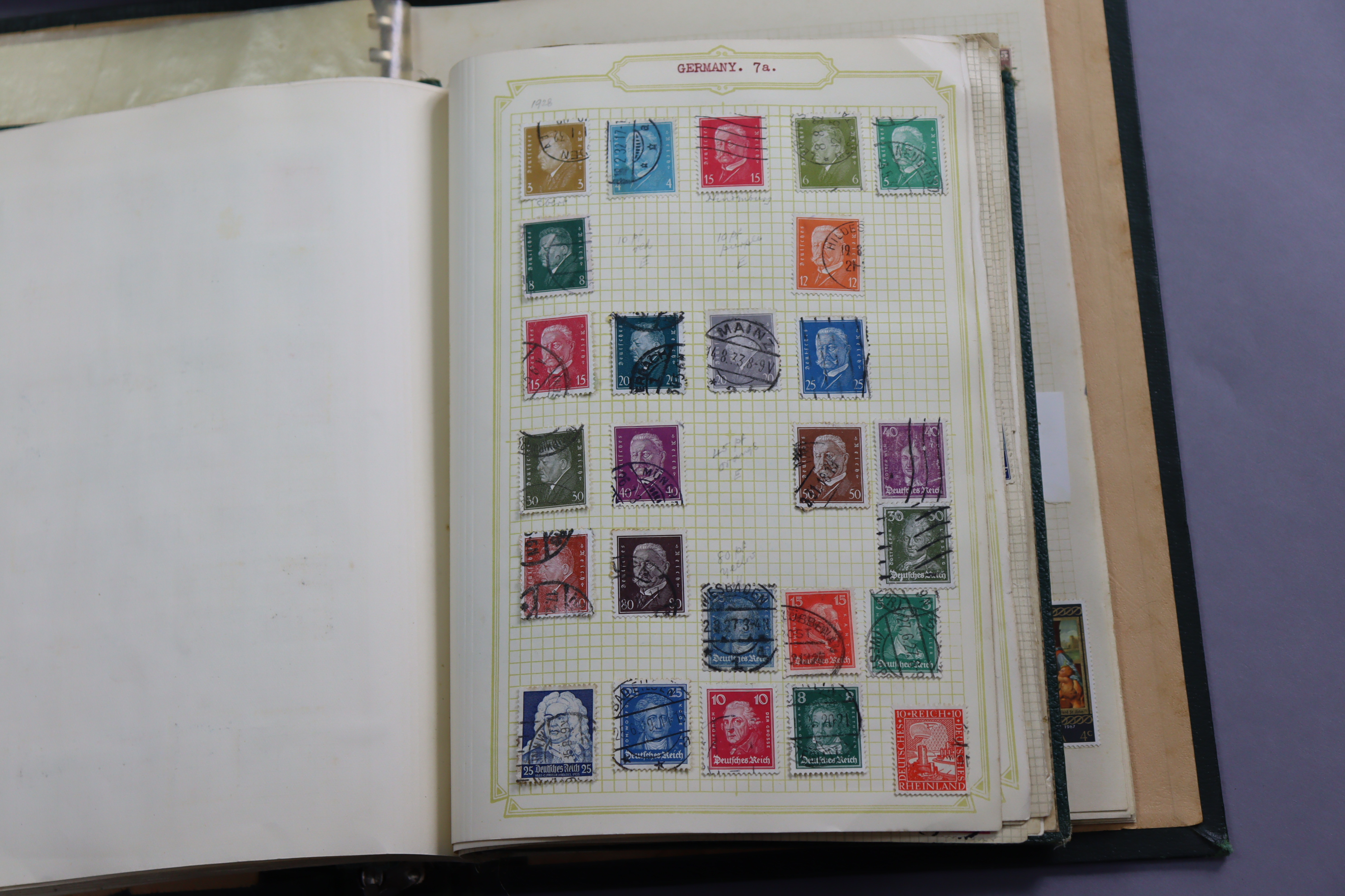An album & contents of early/mid-20th century European stamps; an album of Commonwealth stamps; & an - Image 6 of 7