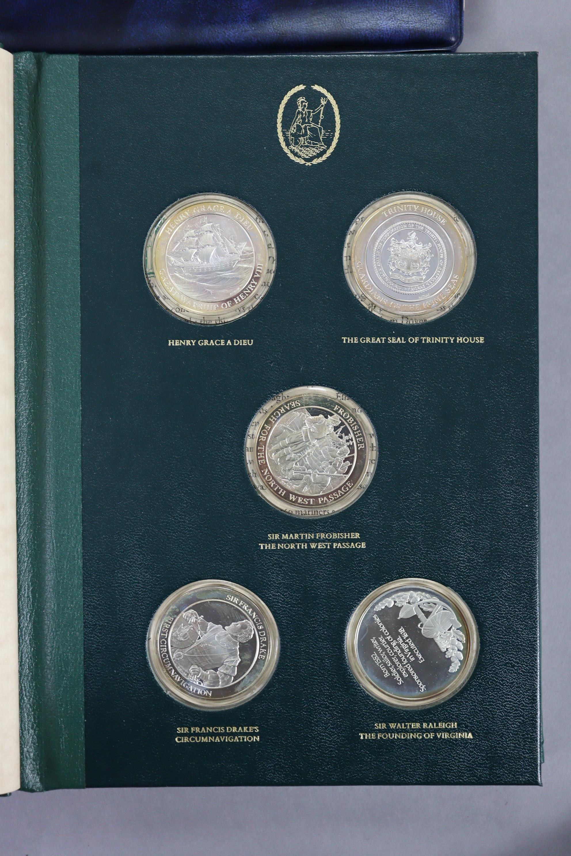 Seventeen (of twenty-five) silver “Mountbatten Medallic History of Great Britain & The Sea” commemor - Image 5 of 6