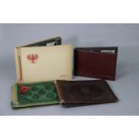Four mid-20th century family photograph albums containing numerous foreign views.