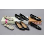 Four various pairs of ladies’ shoes – all size 5.