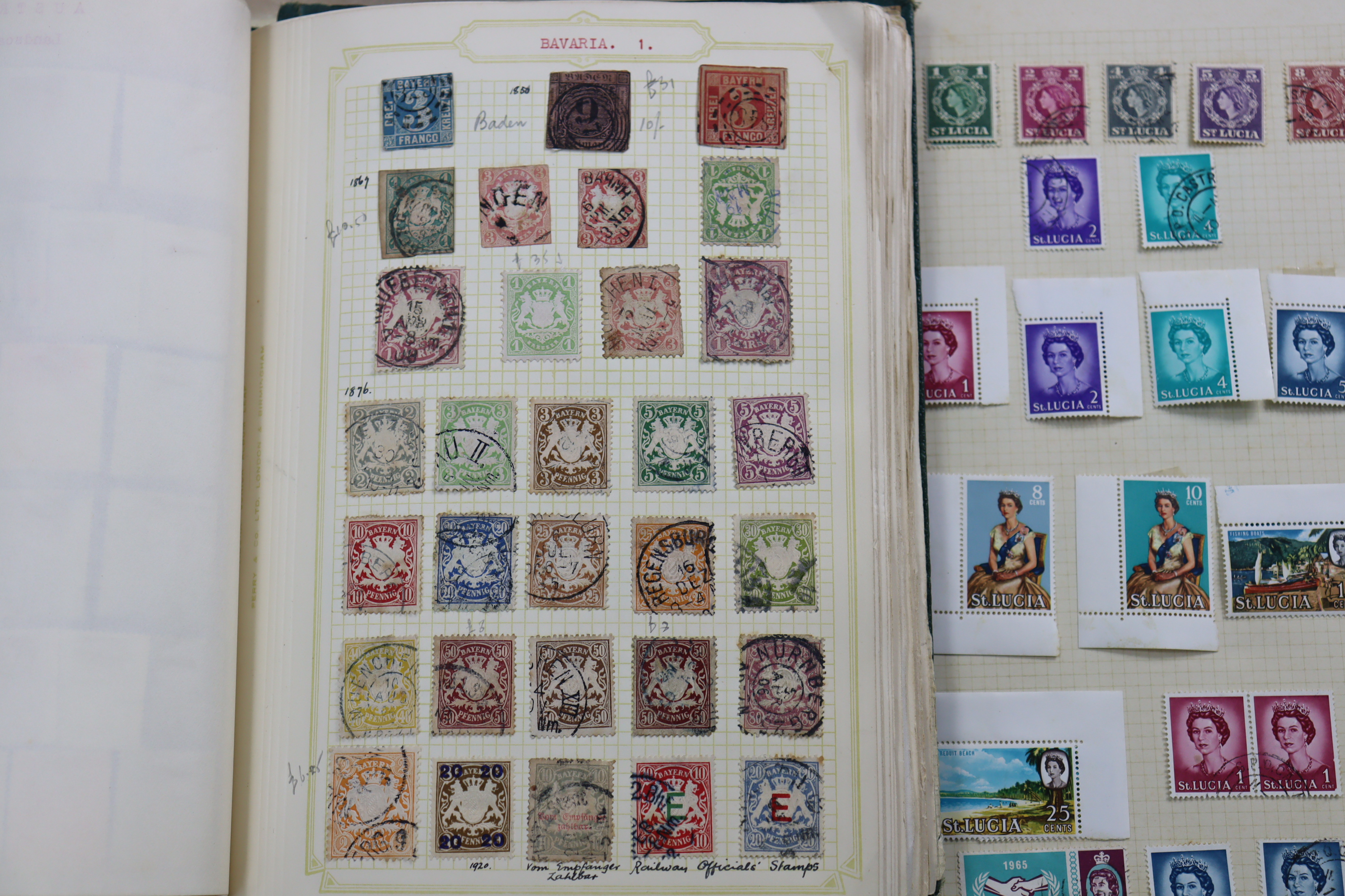 An album & contents of early/mid-20th century European stamps; an album of Commonwealth stamps; & an - Image 2 of 7