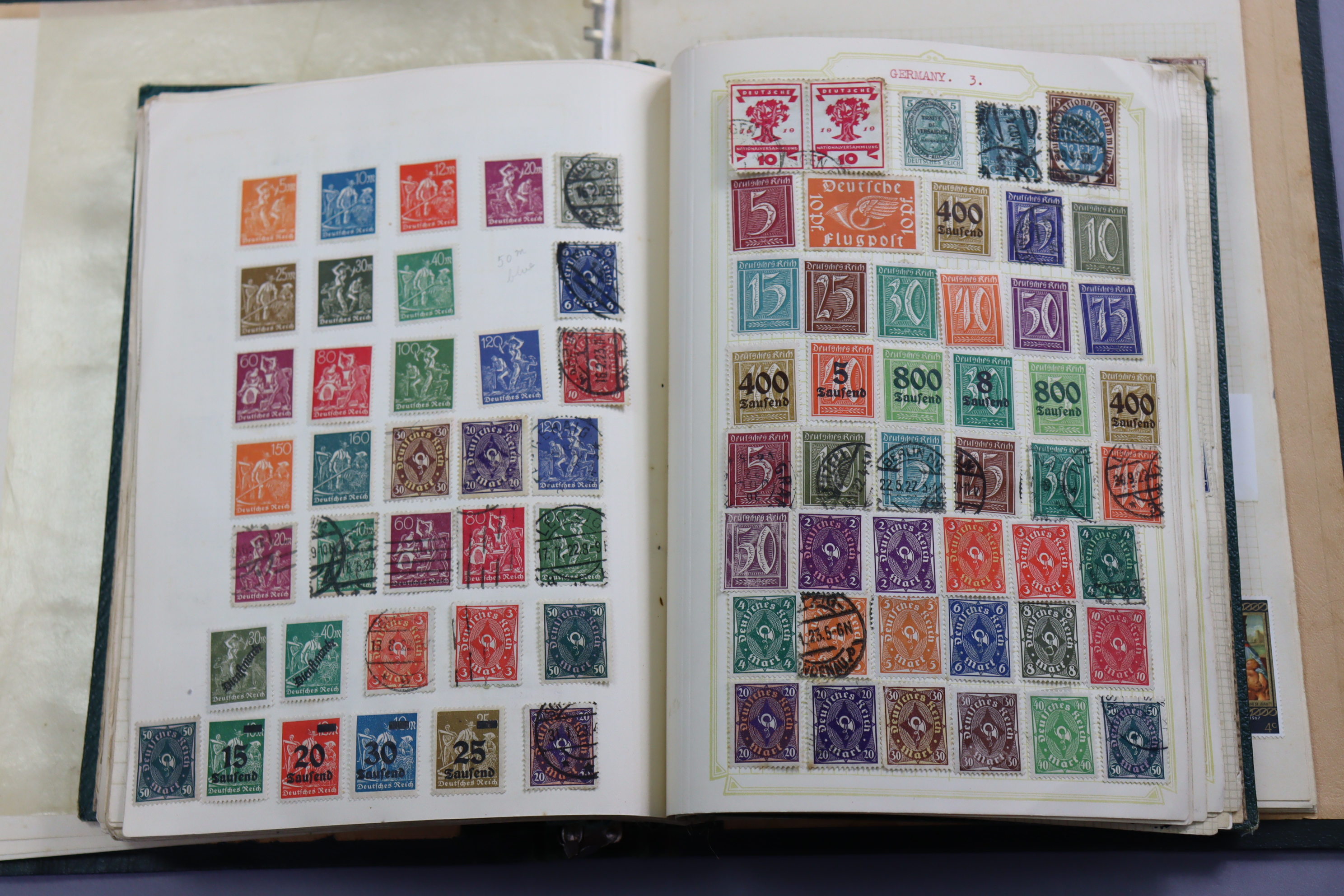 An album & contents of early/mid-20th century European stamps; an album of Commonwealth stamps; & an - Image 5 of 7