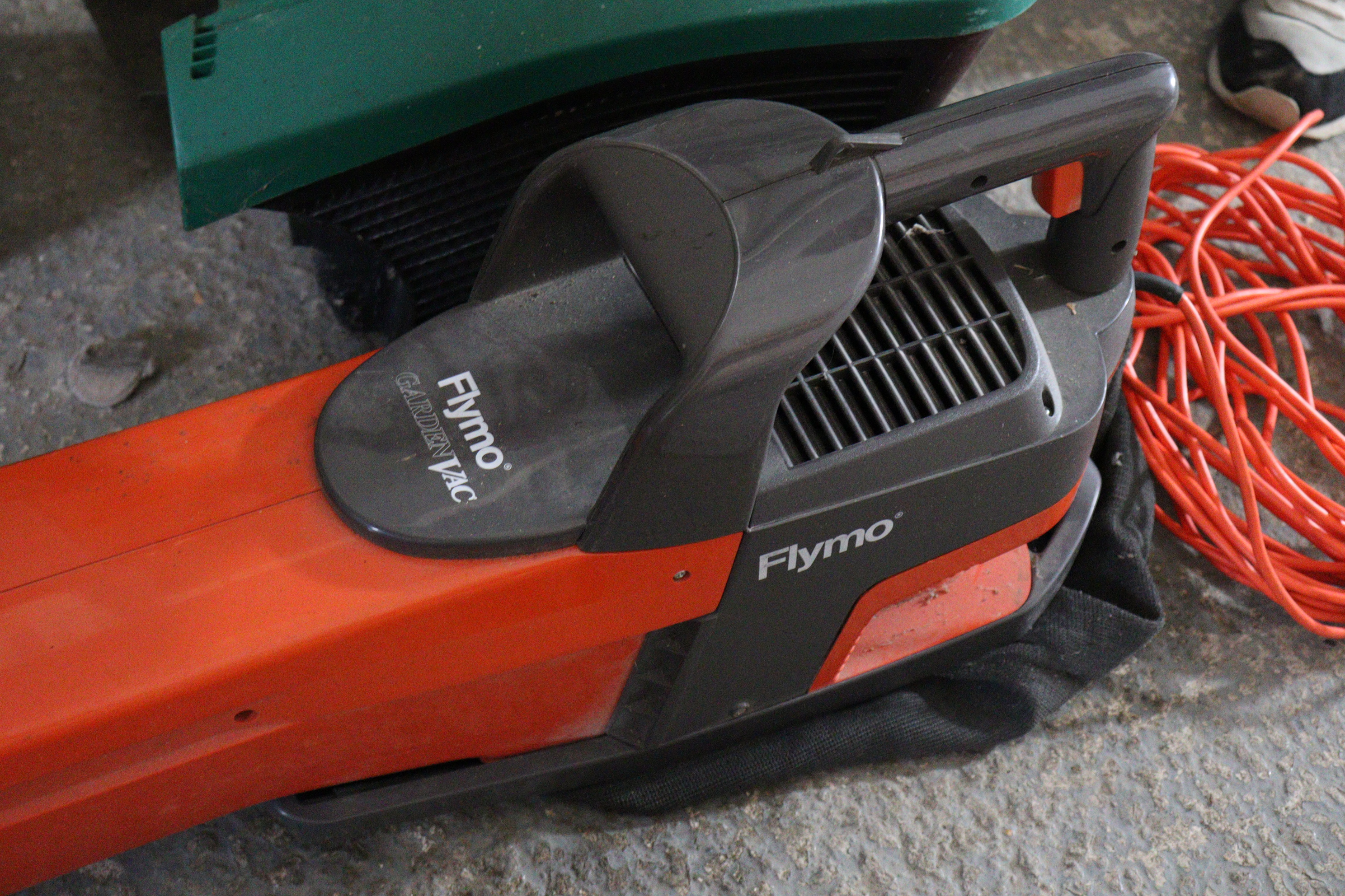 A Qualcast “Power Trak 34” lawnmower, & a Flymo garden Vac. - Image 3 of 3