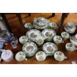 Approximately 40 items of Copeland Spode “Spodes Byron” teaware; together with various other items