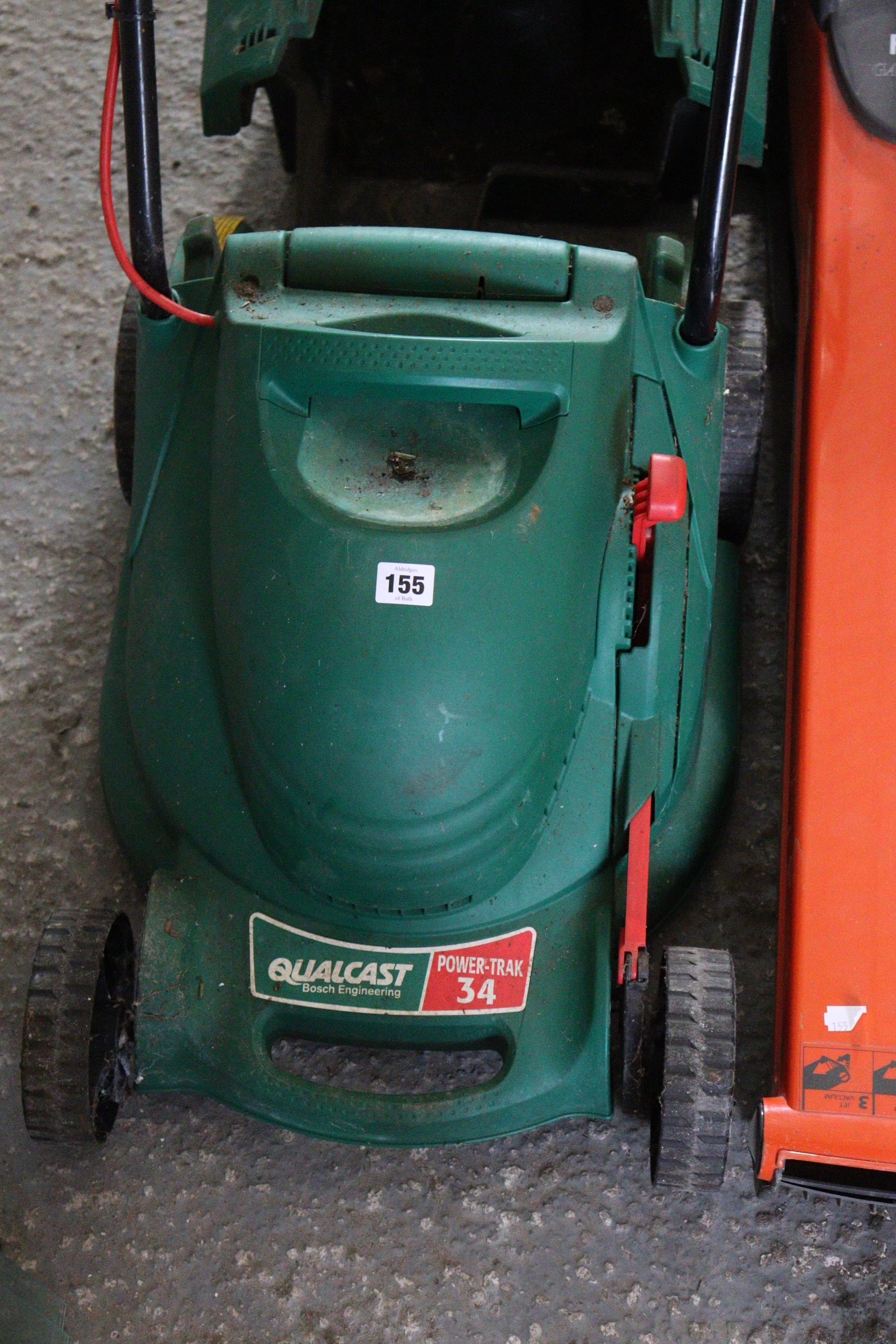 A Qualcast “Power Trak 34” lawnmower, & a Flymo garden Vac. - Image 2 of 3