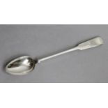 A Scottish George III silver Fiddle pattern basting spoon, 12¾” long, Edinburgh 1814 by Mitchell &