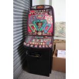 A Barcrest games “Its Amazing” fruit machine, with key, 27½” wide x 71” high.