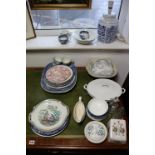 Various items of Victorian & later decorative china, part w.a.f.