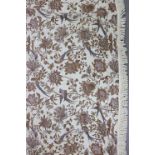 A Jonelle printed “Spice Island” double bedspread & matching cushion. (bedspread approx. 80" x 82" -