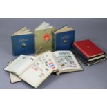 A large collection of world stamps in various albums & loose.
