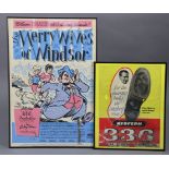 A 1980’s Royal Shakespeare Theatre coloured advertising poster “The Merry Wives of Windsor”, 19½”
