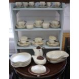 A Carlton ware Australian design fifty-seven piece part dinner, tea, & coffee service.