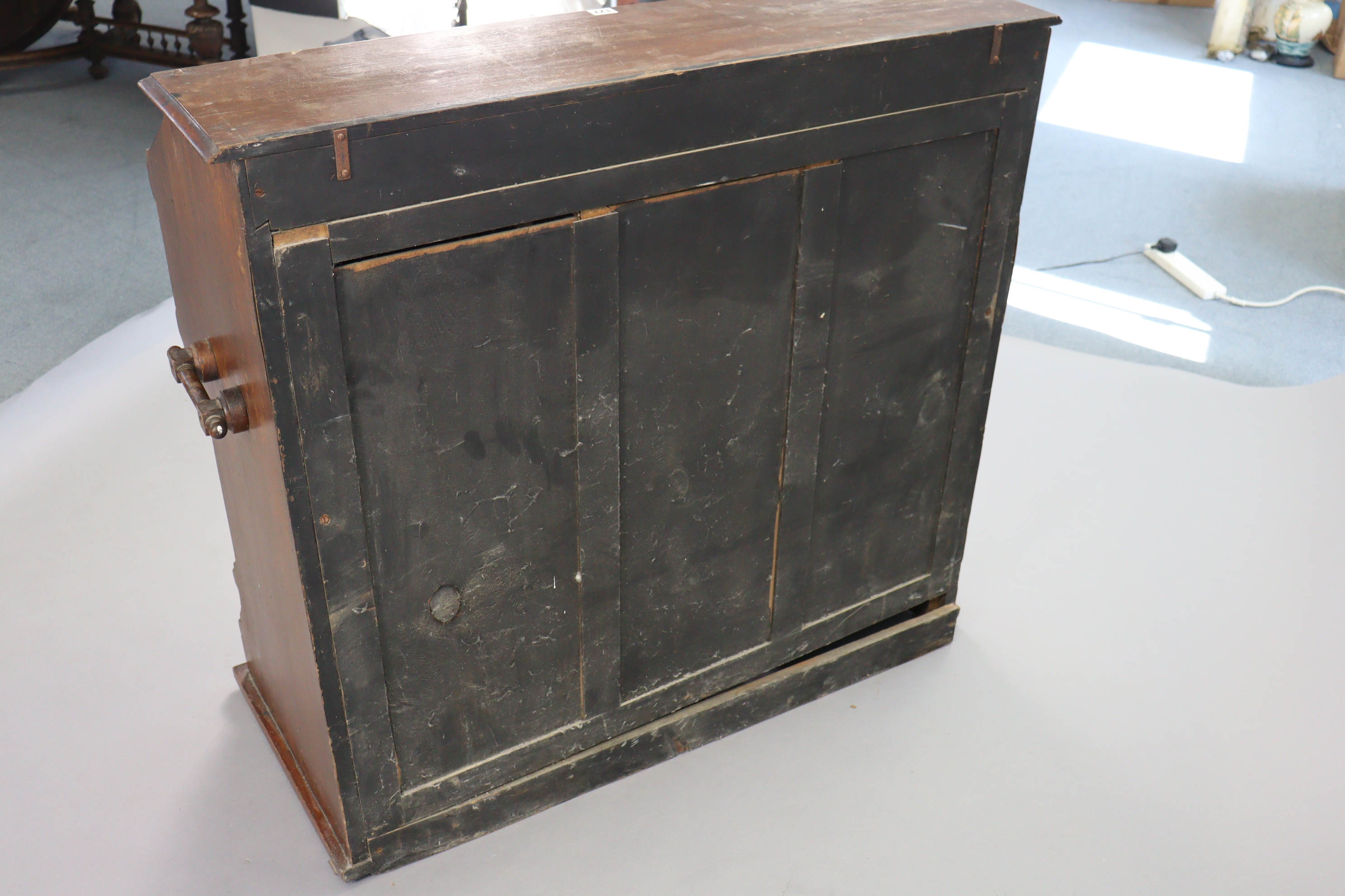 A vintage harmonium by Metzler & Co. of London in a walnut case, 41” wide x 37½” high. - Image 4 of 4