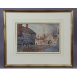 SYDNEY GOODWIN (1867-1944). “St. Ann Gate, Salisbury”, signed & dated 1913 lower right; watercolour:
