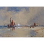 THOMAS BUSH HARDY, R. B. A. (1842-1897). “Scheveningen Beach”, signed, inscribed, & dated 1894;