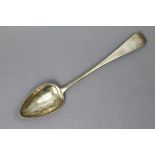 A William IV silver Old English basting spoon, 11¾” long, Exeter 1831 by George Turner (3oz).