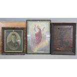 Various decorative paintings, prints, & photographs, etc