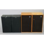 A pair of Wharfedale “Linton XP2” hi/fi speakers & a pair of Sony hi/fi speakers.