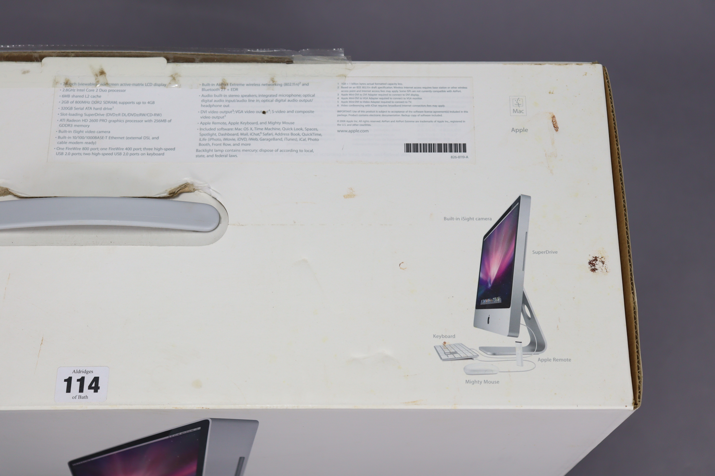 An Apple “Imac” computer, boxed. - Image 5 of 7