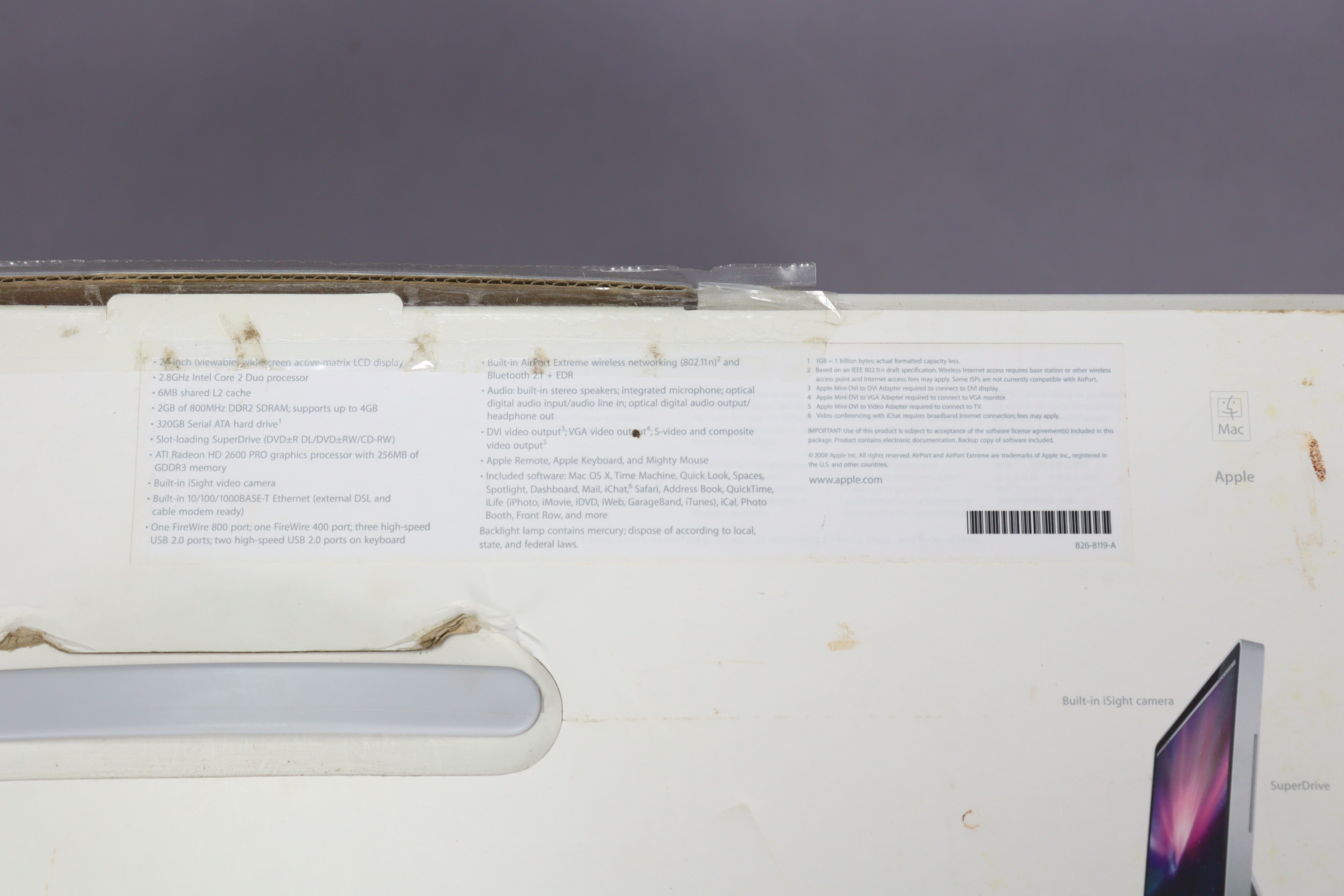 An Apple “Imac” computer, boxed. - Image 7 of 7