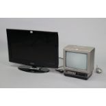 A Samsung 31” television with remote control; & a Luxor portable television.