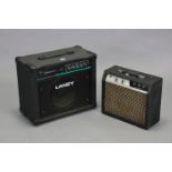 A Laney “Linebecker” L30 guitar amplifier; a Crestone amplifier; & a Neostar cd recorder, boxed.