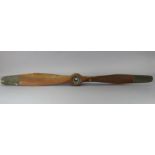 A WWI 8’ 6½” long PROPELLOR FROM A MARTINSYDE G 1W00 aeroplane, (confirmed by the R. A. F. Museum).