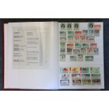 A Lindner album containing a good collection of British Commonwealth stamps, un-mounted mint (mostly