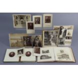 A similar group of various vintage photographs (various sizes & formats), in albums & loose.
