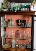 A Waterford glass jug; a ditto set of six tumblers, all boxed; & various other glassware.