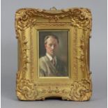 ARTHUR ROYCE BRADBURY (1892-1977). Self portrait, head & shoulder length, signed with initials “AB”;