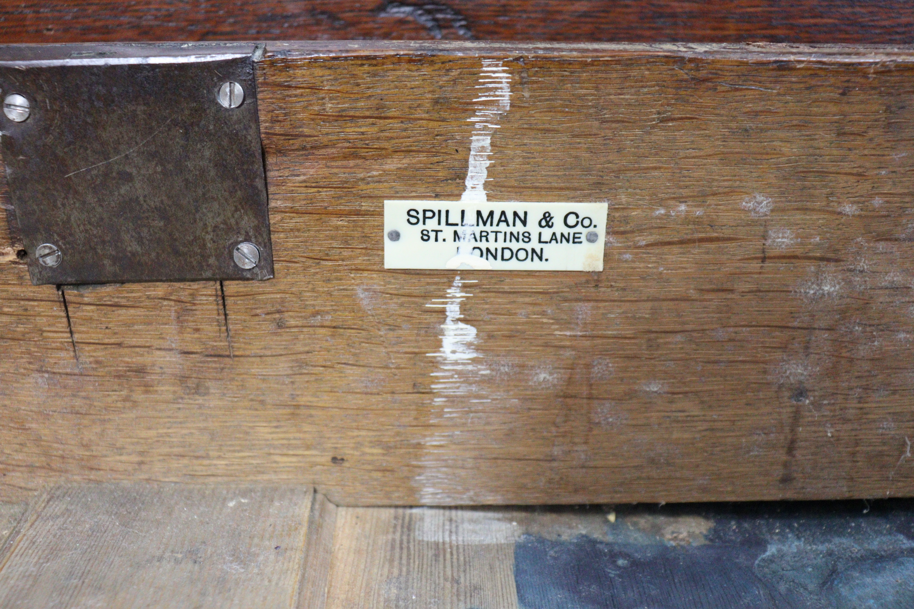 A Georgian mahogany bureau, with fitted interior enclosed by sloping fall-front above four long - Image 4 of 5