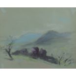 HERCULES BRABAZON BRABAZON, N.E.A.C. (1821-1906). “Olive Trees On The Hillside”, watercolour, pastel