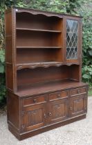 A ditto smaller wall unit, 56½” long x 76½” high.