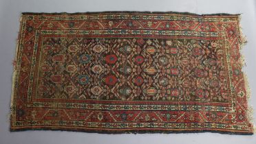 Six various vintage Persian rugs.